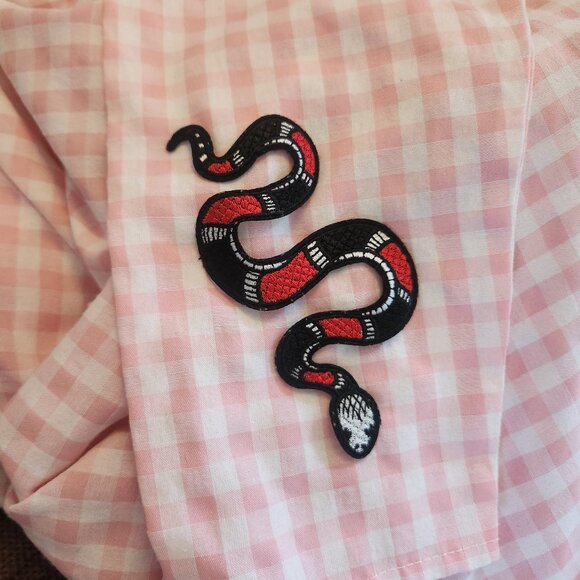 The Ragged Priest Gingham Long-sleeve Dress Size Med (oversized) - Picture 2 of 4